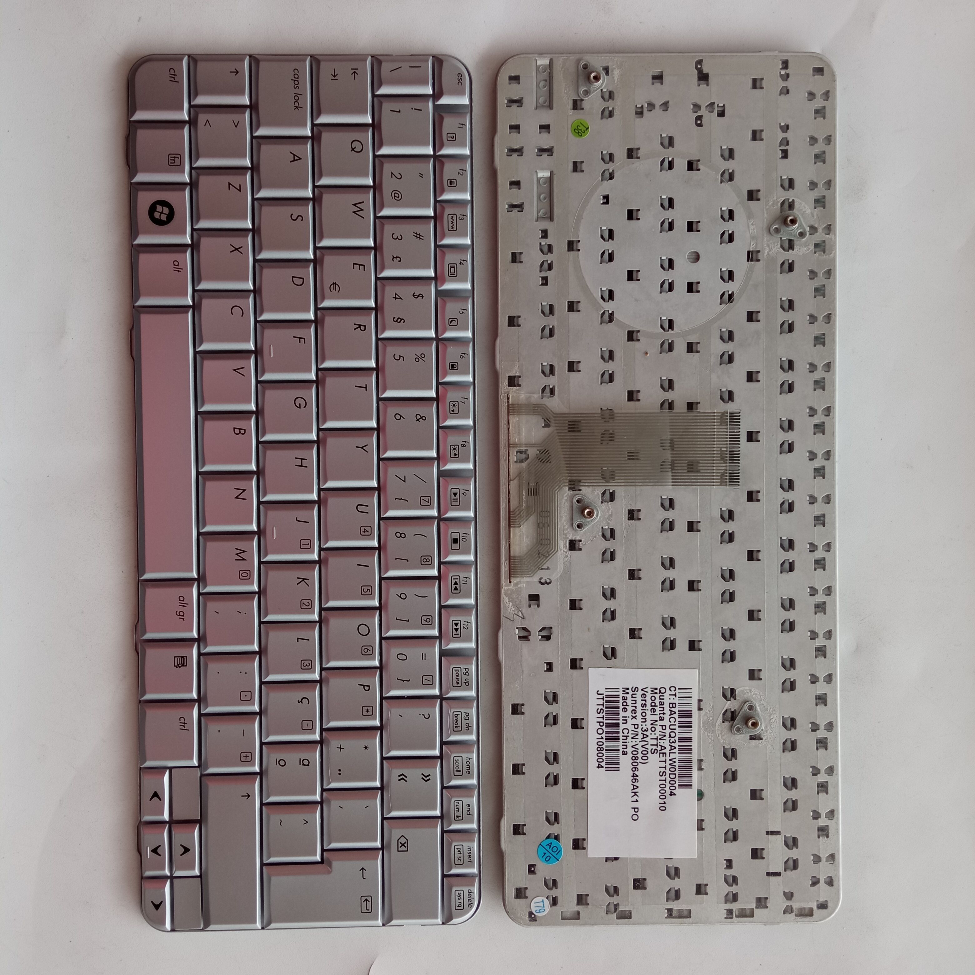 Picture of New Replacement Laptop Keyboard For HP TX1000 SILVER PO Layout